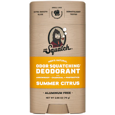 Dr Squatch Summer Citrus Deodorant