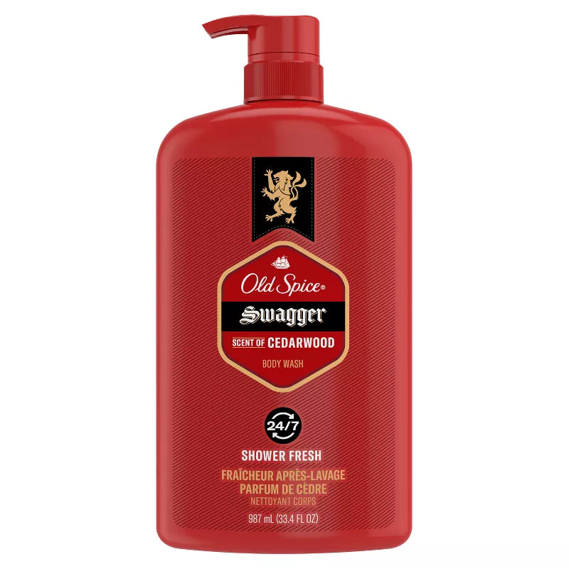 Old Spice Swagger Body Wash for Men, 33.4 fl oz