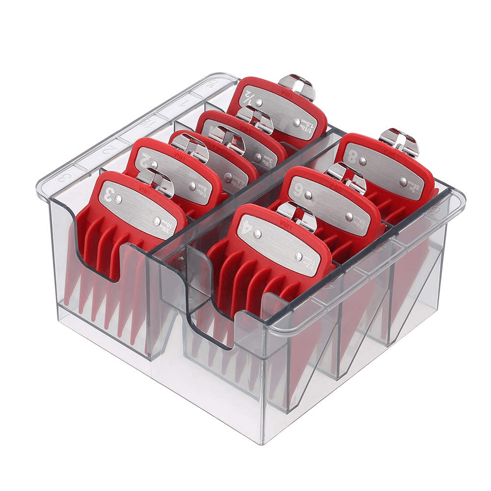 Plastic Blade/Comb/Attachement Organizer Case