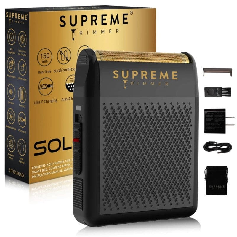 Supreme Solo Shaver - Black