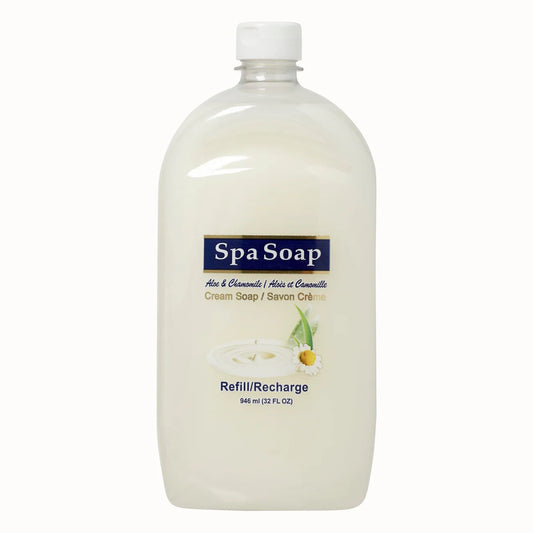 Spa Soap Aloe & Chamomile Liquid Hand Soap, 32 oz. Refill Bottles