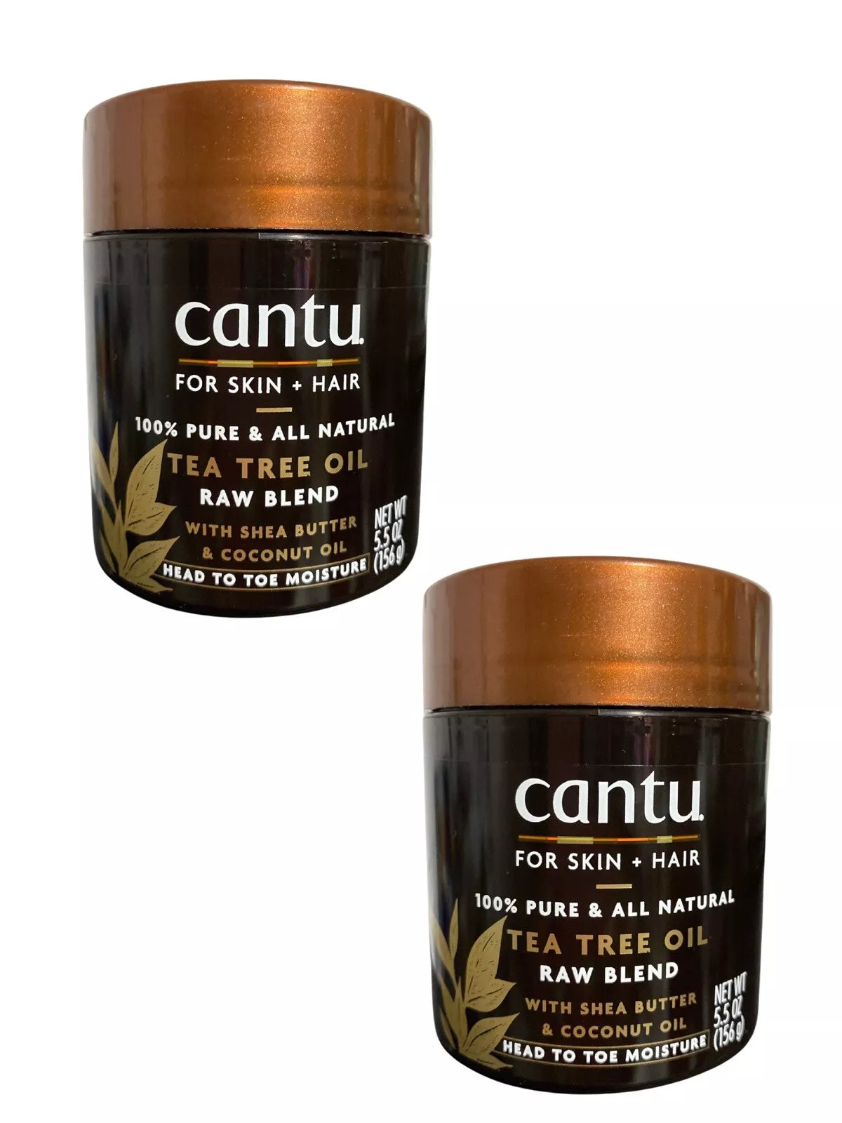 Cantu For Skin & Hair All Natural Tea Tree Oil Shea Butter Coconut 5.5oz