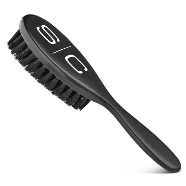 Stylecraft The Fresh Cut Fade and Cleaning Barber Brush - Black #SC318B