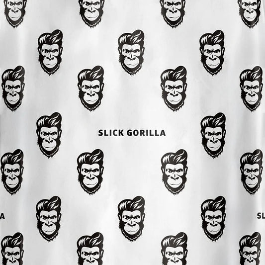 slick gorilla Barber Cape White