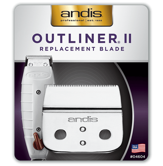 Andis Outliner II Replacement Blade Fits Model GTO, GTX, GO, SL, SLS #04604 - Goldy TV