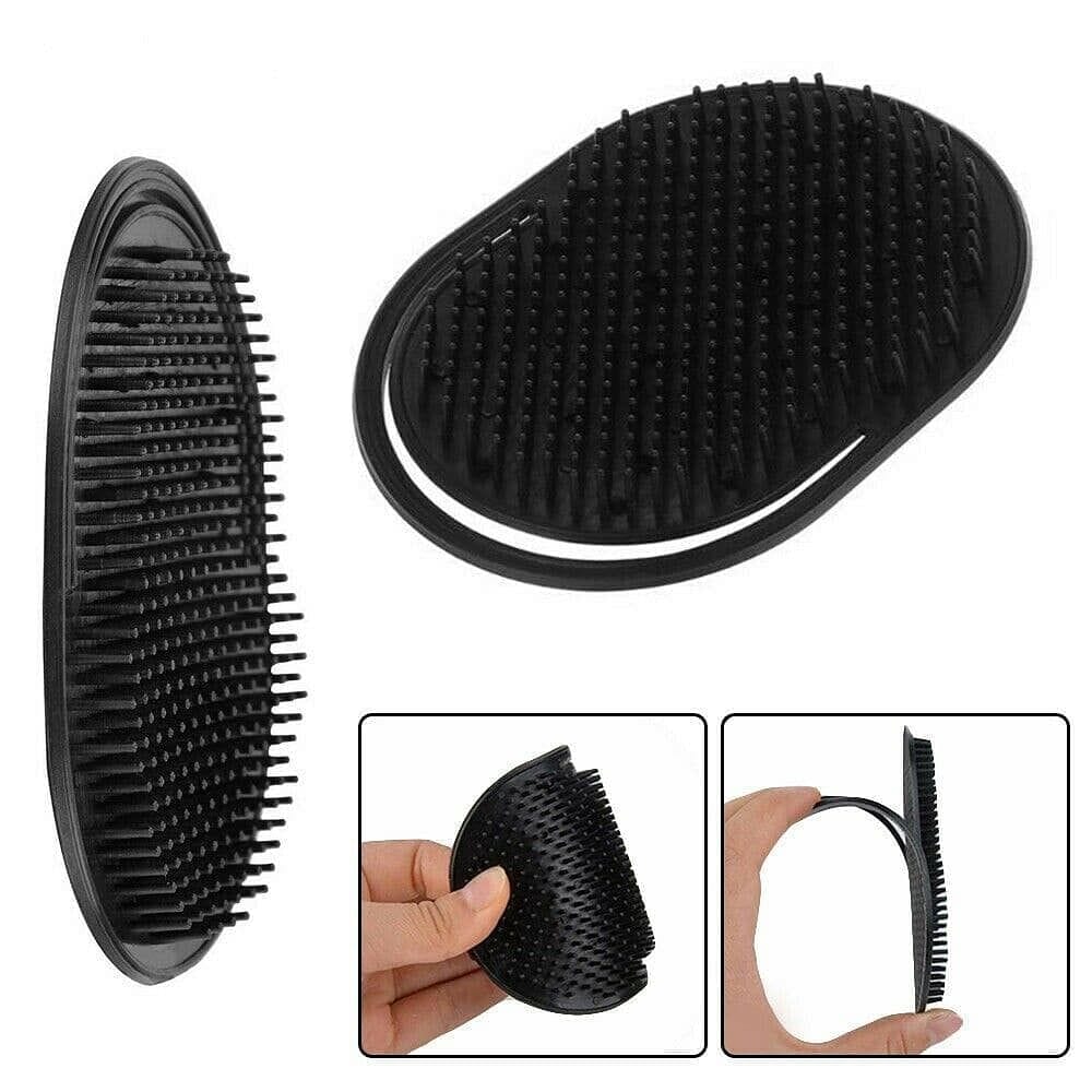2 pcs. Pocket Comb Brush Men Hair Beard Mustache Grooming Travel Scalp Massager - Goldy TV