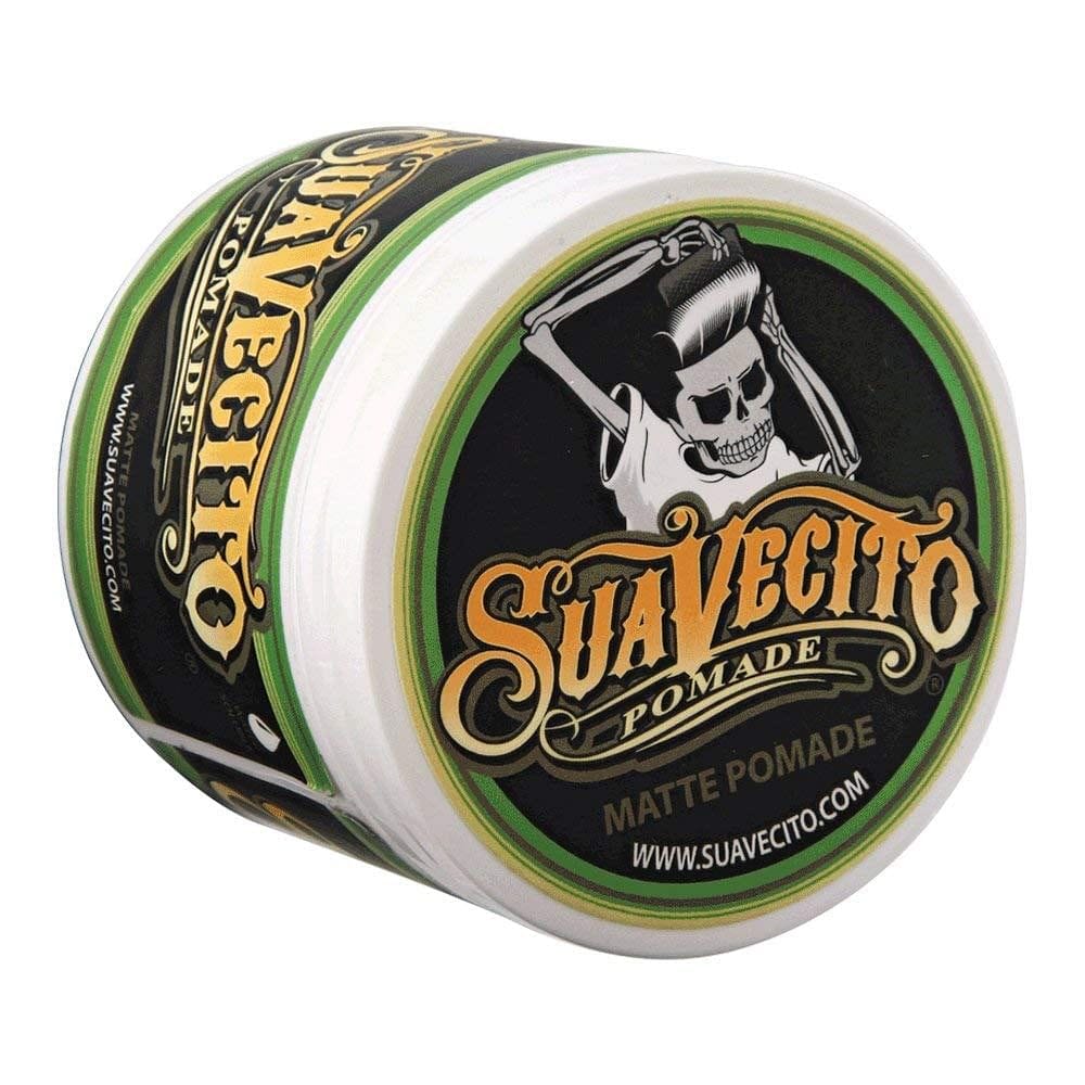 Suavecito Pomade Matte Shine-Free Creamy Consistency Effortless Styling Medium Hardness Formula 4 Ounce - Goldy TV