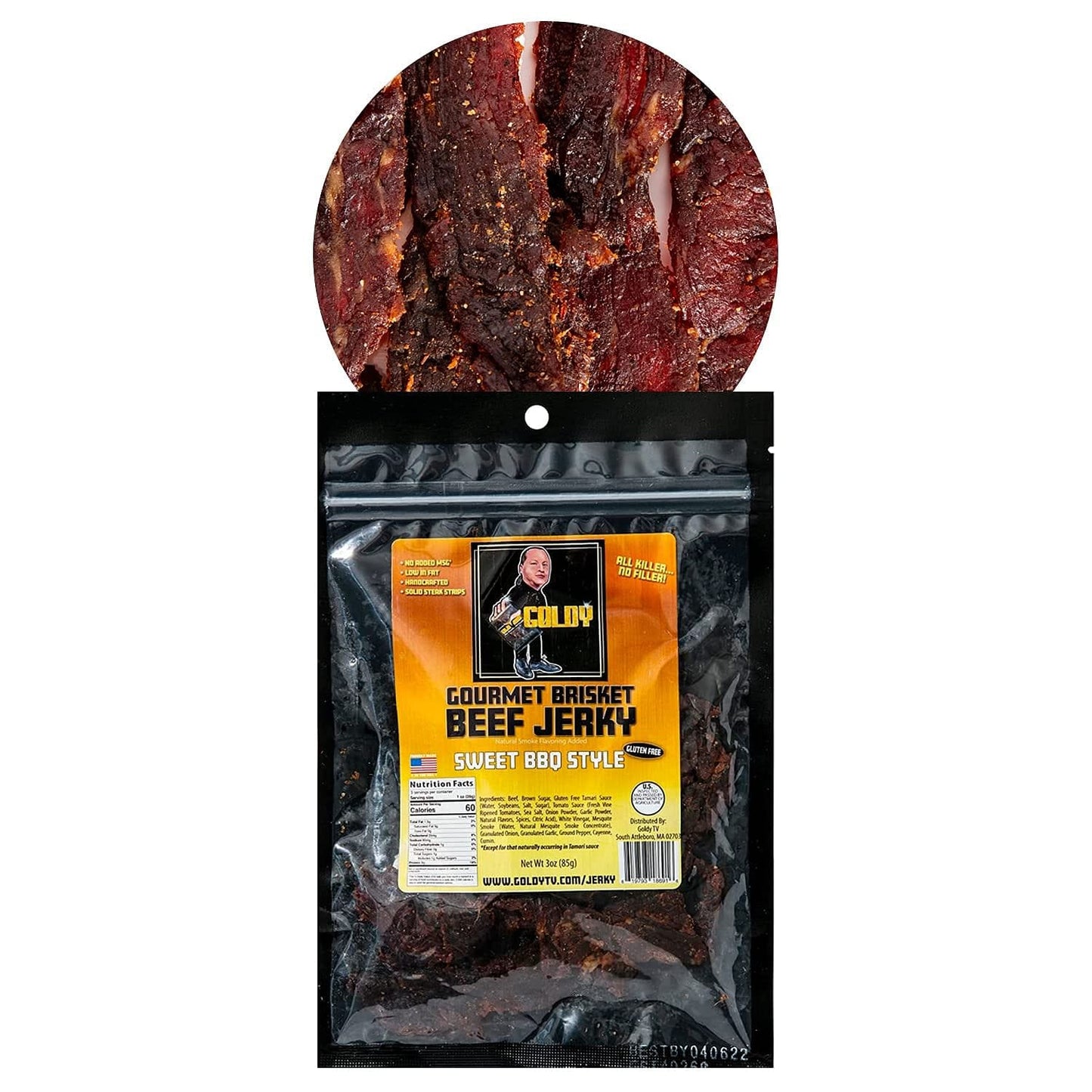 Sweet BBQ Brisket Beef Jerky