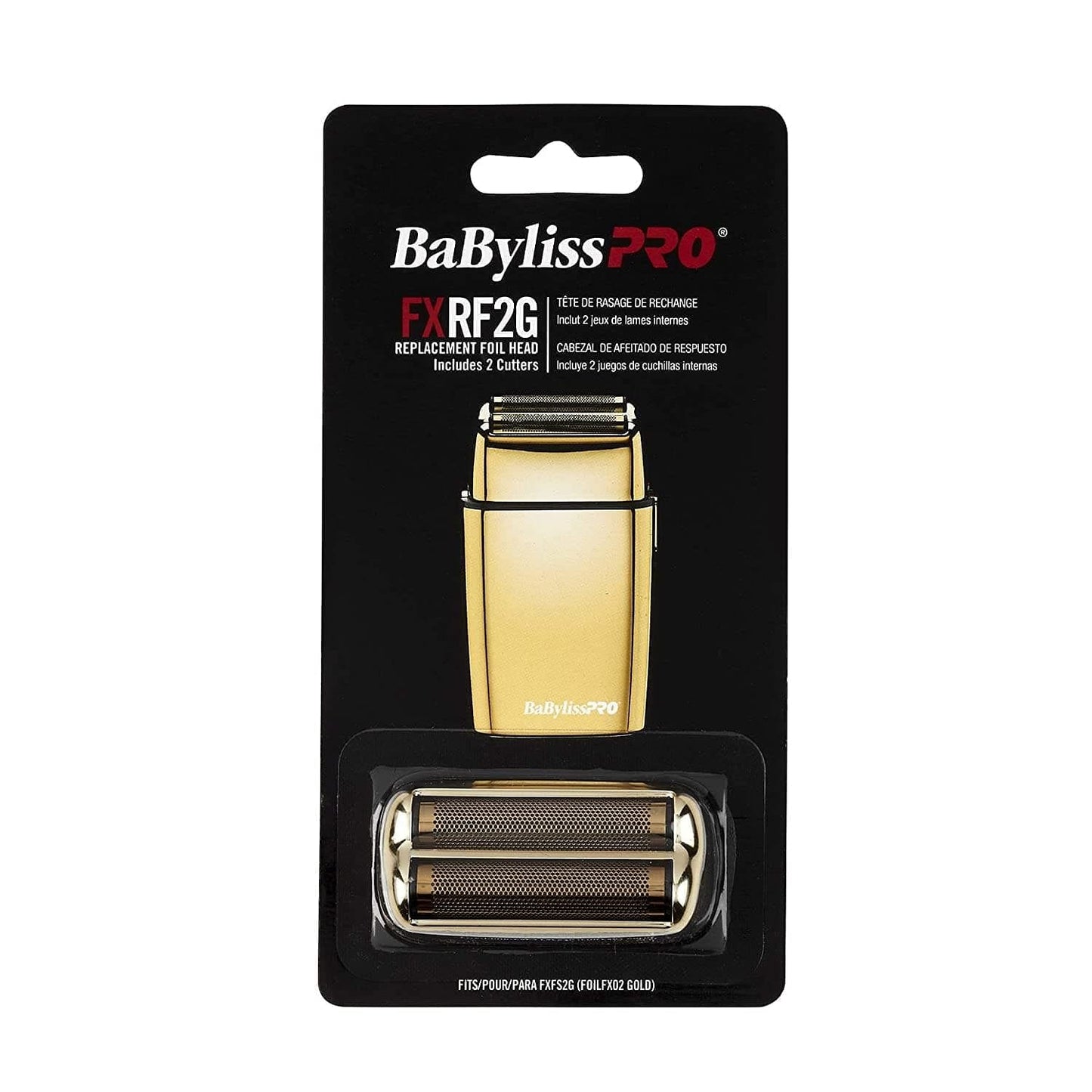 BaByliss Pro Replacement Double Foil Head & Cutters for Gold Shaver FXRF2G - Goldy TV