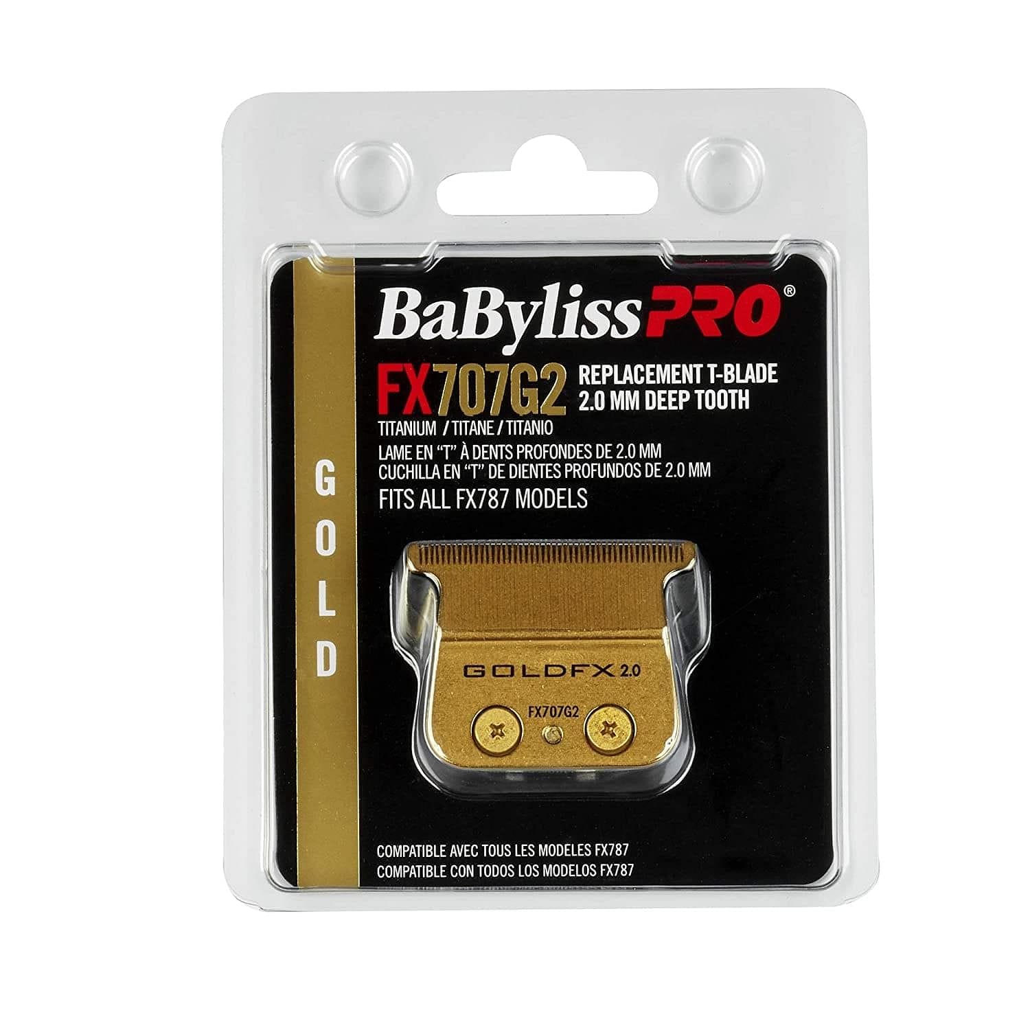 BaBylissPRO Barberology Deep Tooth Gold Trimmer Replacement Blade