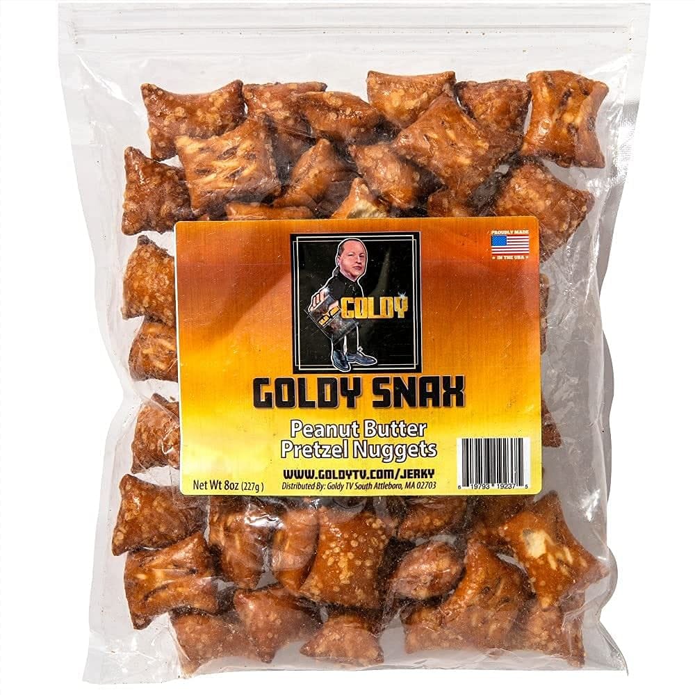 Goldy Snax Peanut Butter Filled Pretzels Assortment Nuggets 8 oz