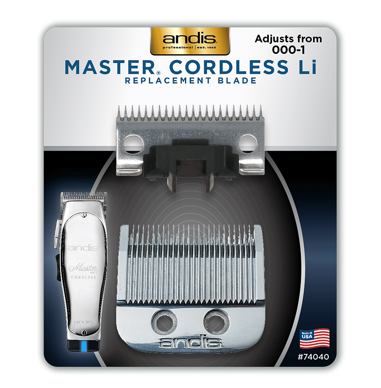 Andis Master® Cordless Replacement Blade, Carbon Steel Size 000-1 - Goldy TV