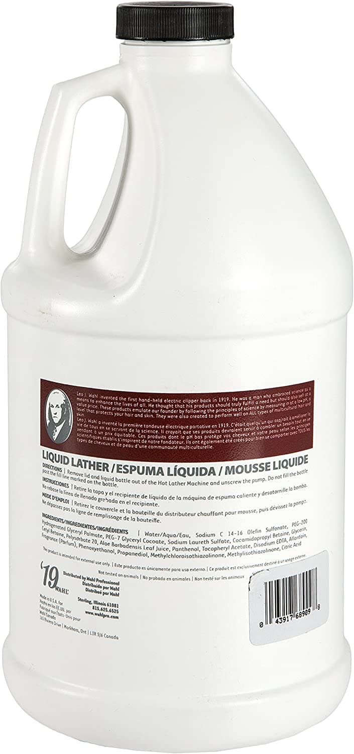 Wahl Professional ’19 Liquid Lather – Premixed Solution, 64 oz. - Goldy TV
