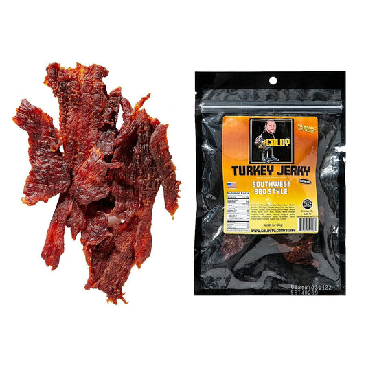 South West BBQ Turkey Jerky Nutrition Facts 100% Natural Smoke Flavoring added
