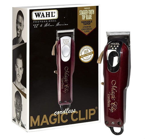 Wahl 5 Star Cordless Magic Clip Clipper #8148 (Dual Voltage Charger) - Goldy TV