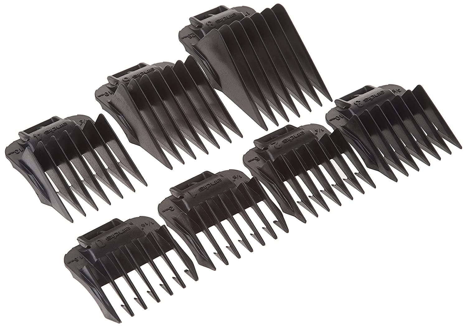 Andis Snap-on Blade Attachment Combs, 7-Combs, #4640-1 - Goldy TV