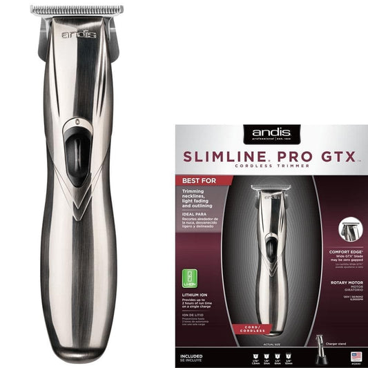Andis Professional Slimline Pro GTX Trimmer Zero Gapped Stainless-Steel Blade #32690 - Goldy TV