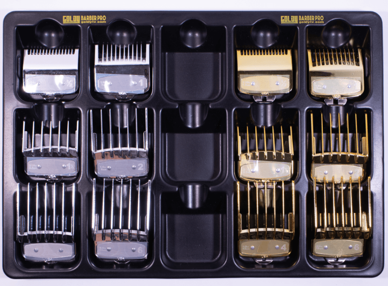 Clipper Attachment Comb  Storage Tray with 8 Combs