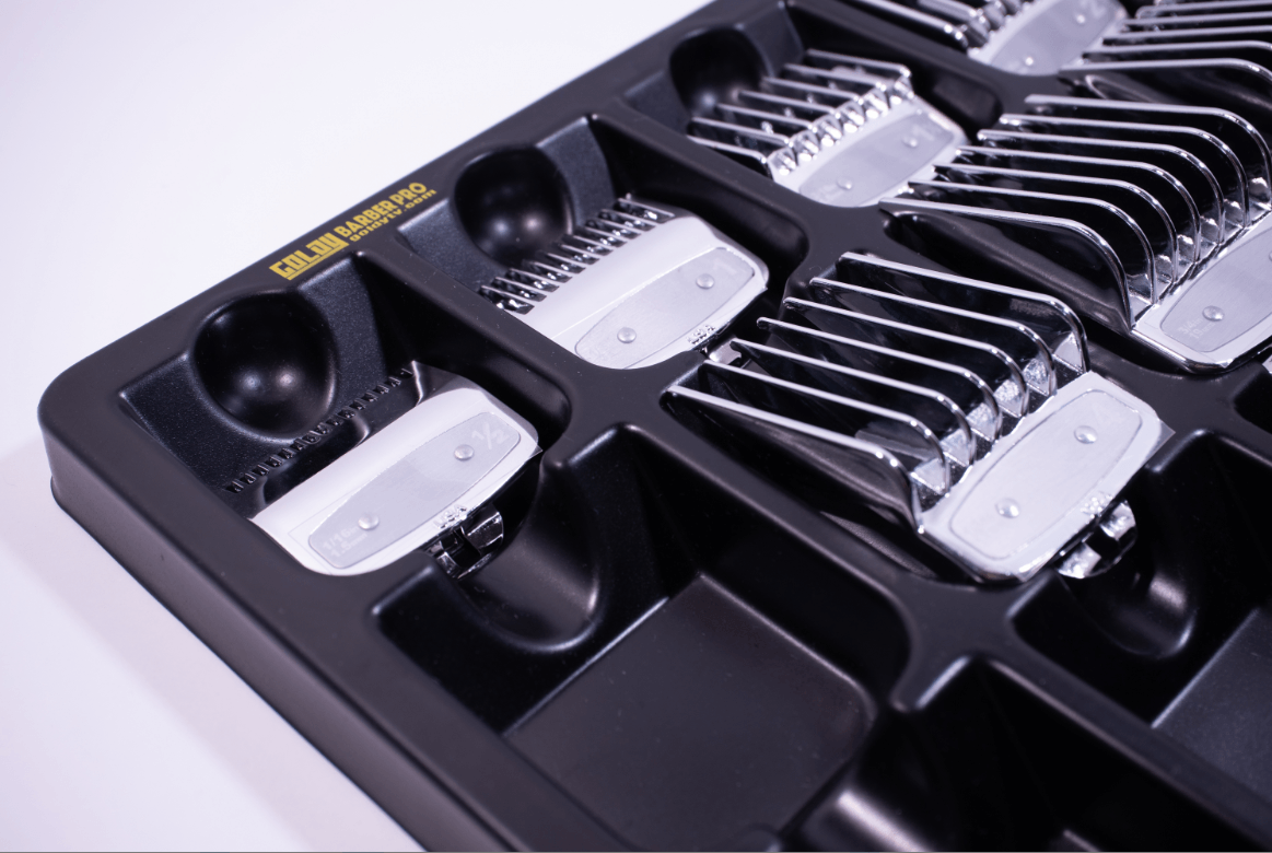 Clipper Attachment Comb  Storage Tray with 8 Combs