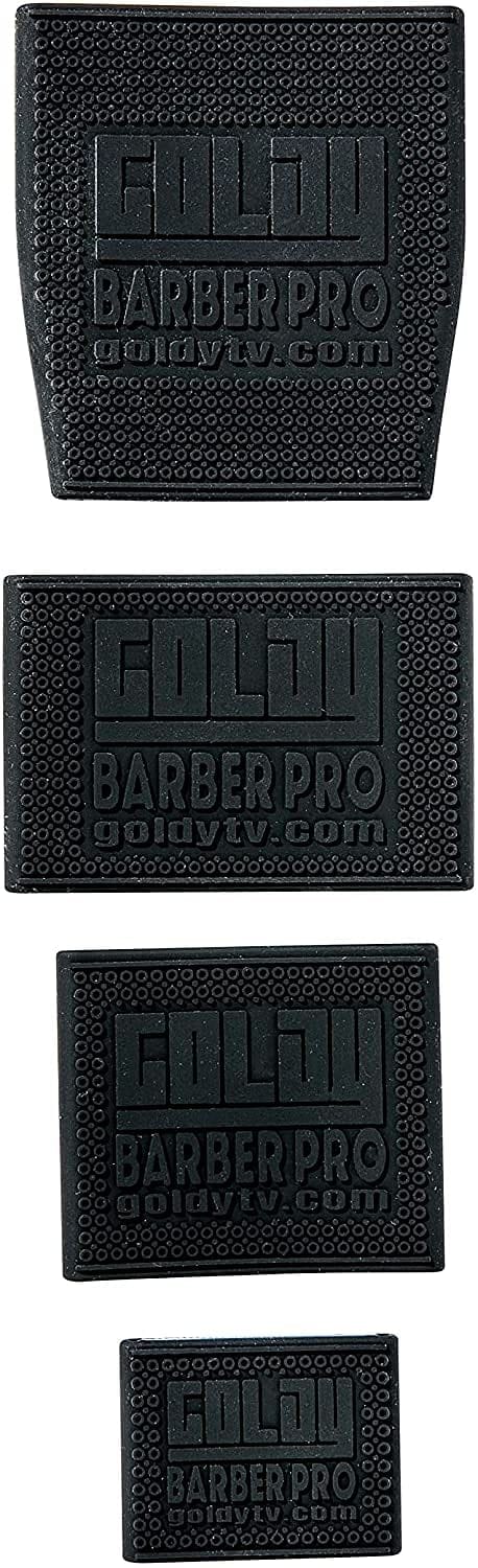 Goldy Professional Barber Clipper Grip 4 PCS, Grip Bands, Non Slip and Heat Resistant Clipper Bands ( Black )