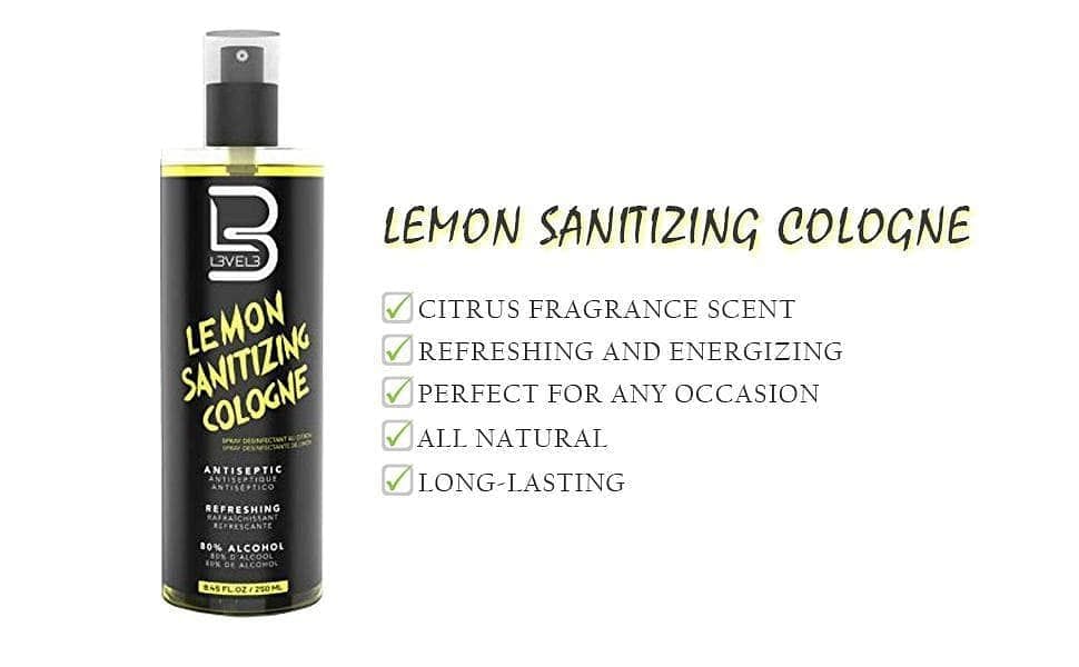 Level 3 Lemon Sanitizing Cologne Mens Travel Cologne Perfect for any Occasion - Goldy TV