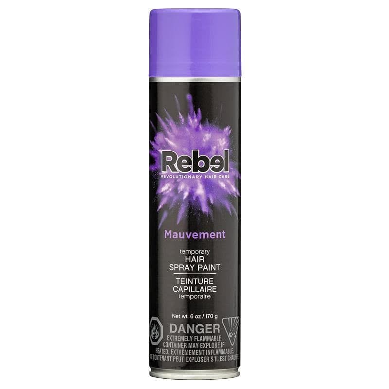 Rebel Temporary Hair Spray Paint-Prints (Purple) - Goldy TV
