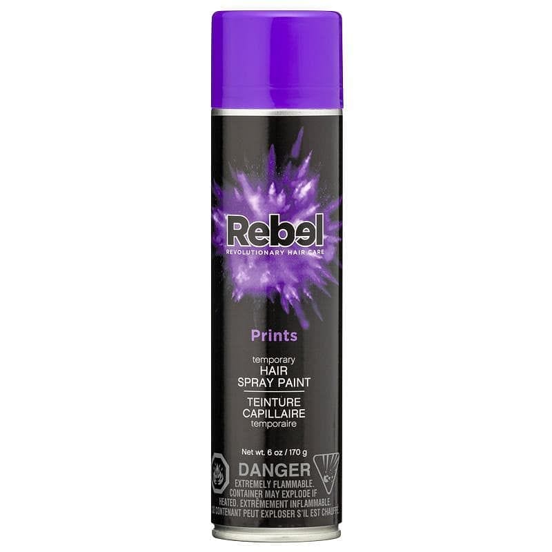 Rebel Temporary Hair Spray Paint-Prints (Purple) - Goldy TV