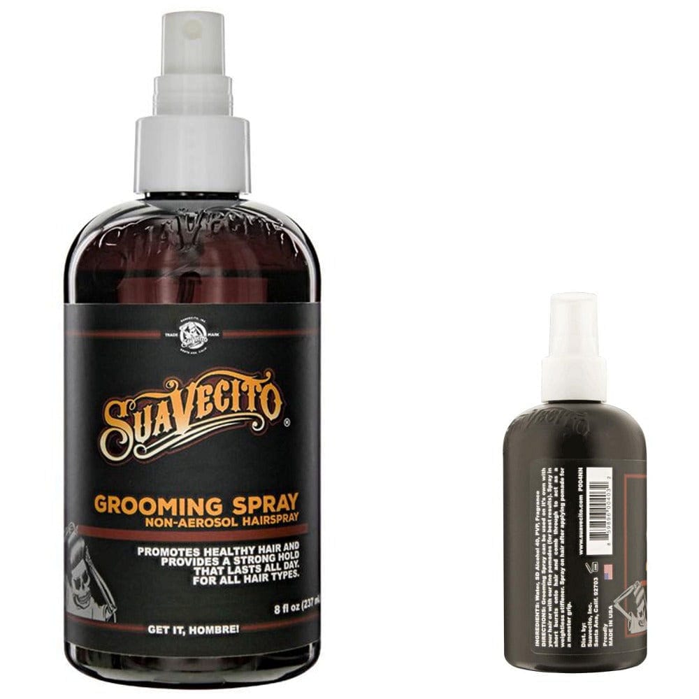 Suavecito Pomade Grooming Spray, 8 oz High Shine Strong Hold (Non-Aerosol Hairspray) - Goldy TV
