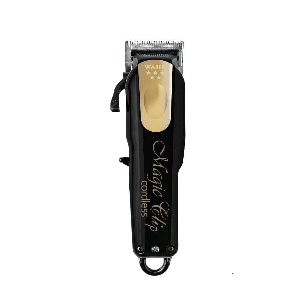 Wahl 5 Star Limited Edition Black & Gold Cordless Magic Clip Clipper #8148-100 (Dual Voltage) - Goldy TV