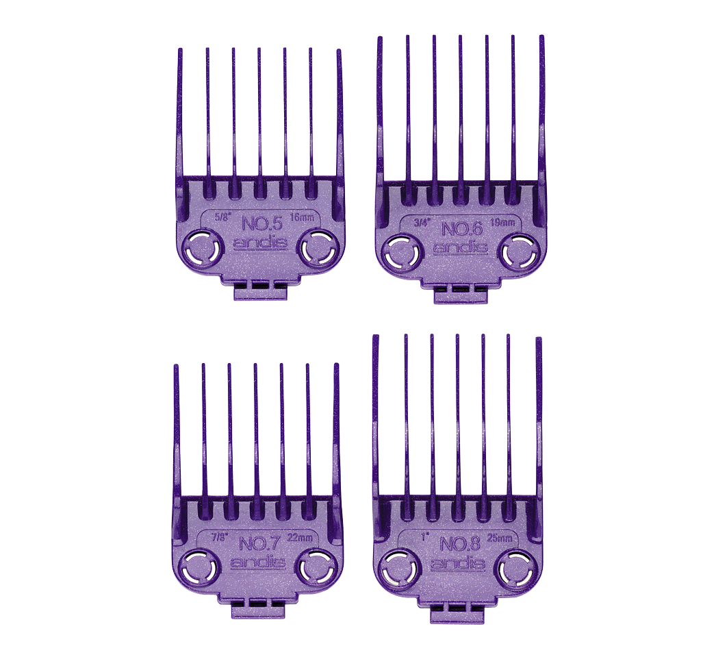 Andis Large Magnetic 4pc Comb Set - #01415 - Goldy TV