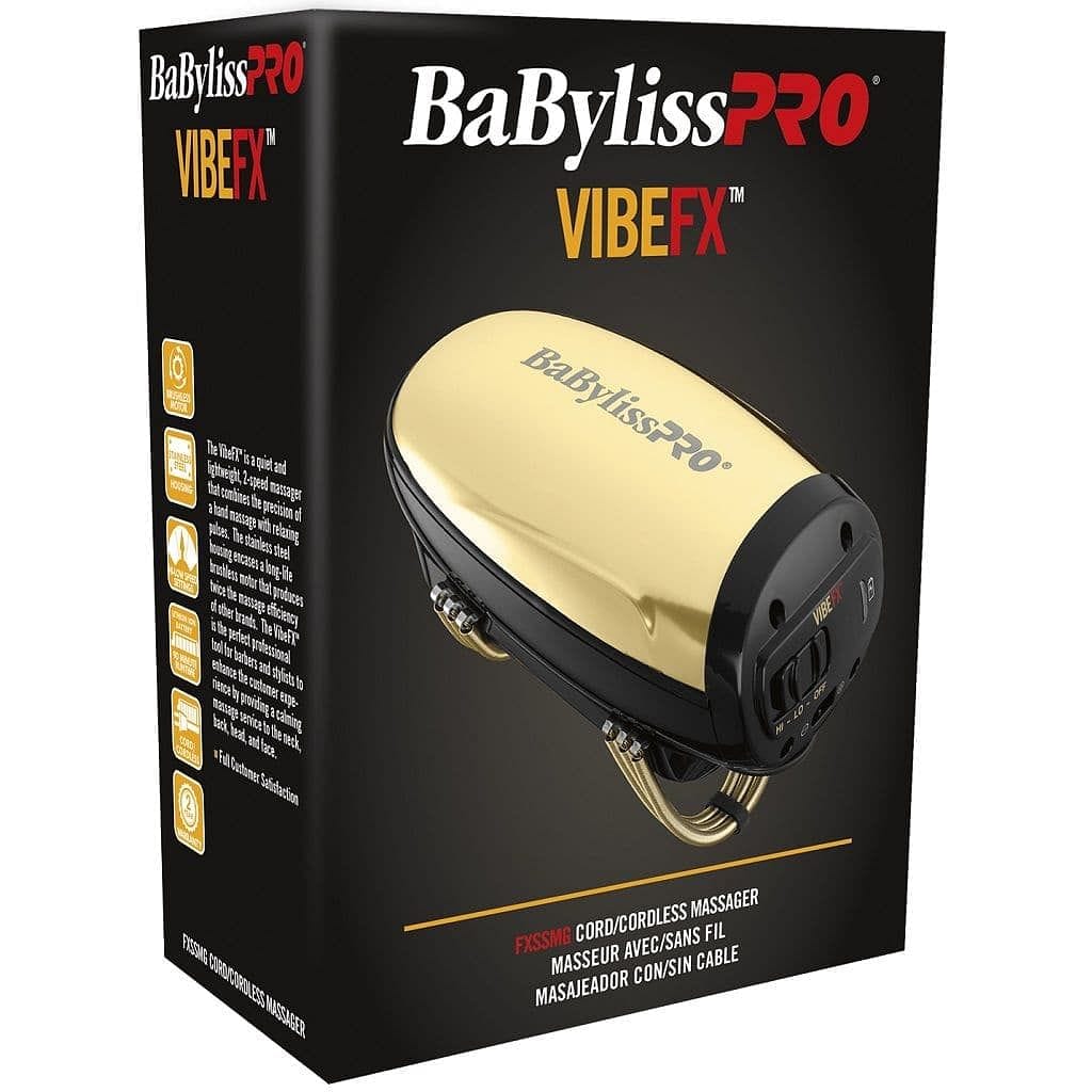 BaByliss Pro Gold Vibe FX Massager #FXSSMG - Goldy TV