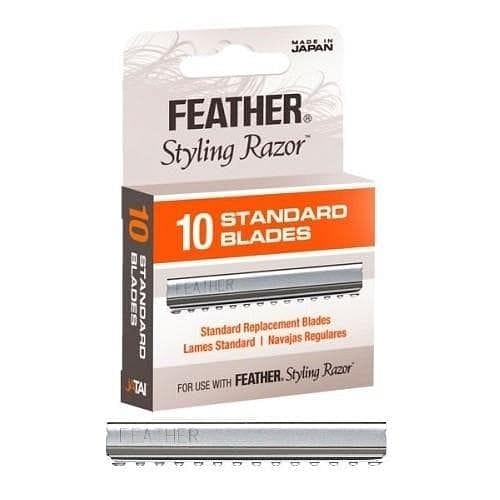 Jatai Feather Styling Razor Standard Blades - 10 Blade #F1-20-100 - Goldy TV