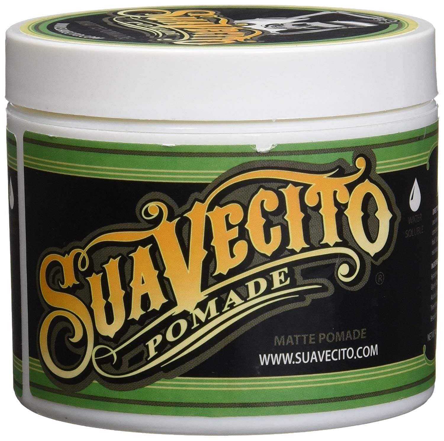 Suavecito Pomade Matte Shine-Free Creamy Consistency Effortless Styling Medium Hardness Formula 4 Ounce - Goldy TV