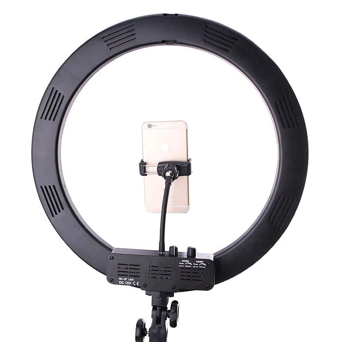 18 Inch Tripod Halo Ring Light Kit by Dermalogic