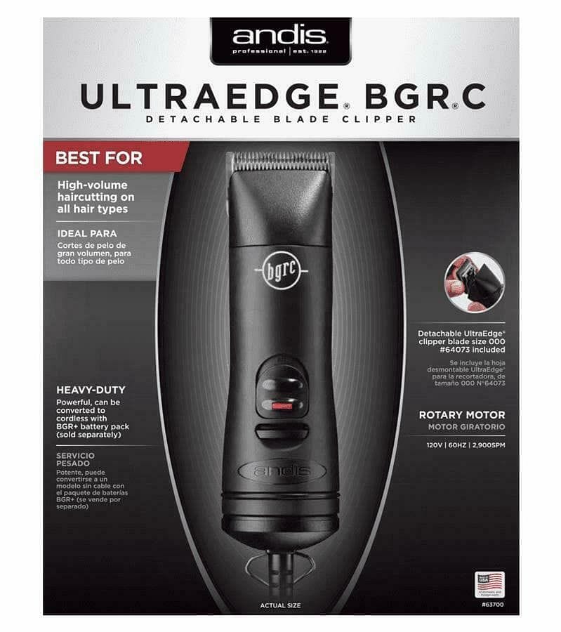 Andis UltraEdge BGRC Hair Clipper with Detachable Blade #63700 - Goldy TV